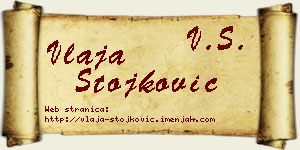 Vlaja Stojković vizit kartica